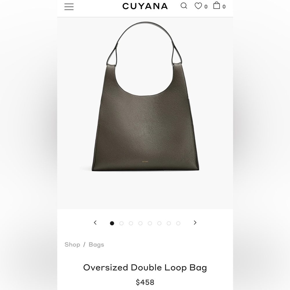 Cuyana Oversized Double Loop Bag